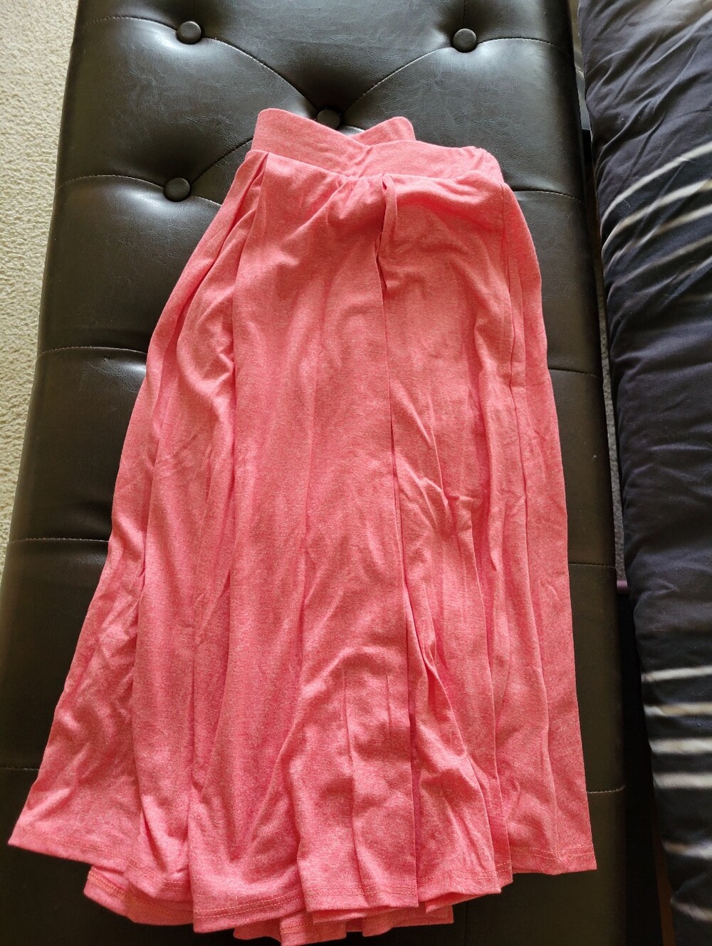 LuLaRoe Maxi Skirt in Coral Pink